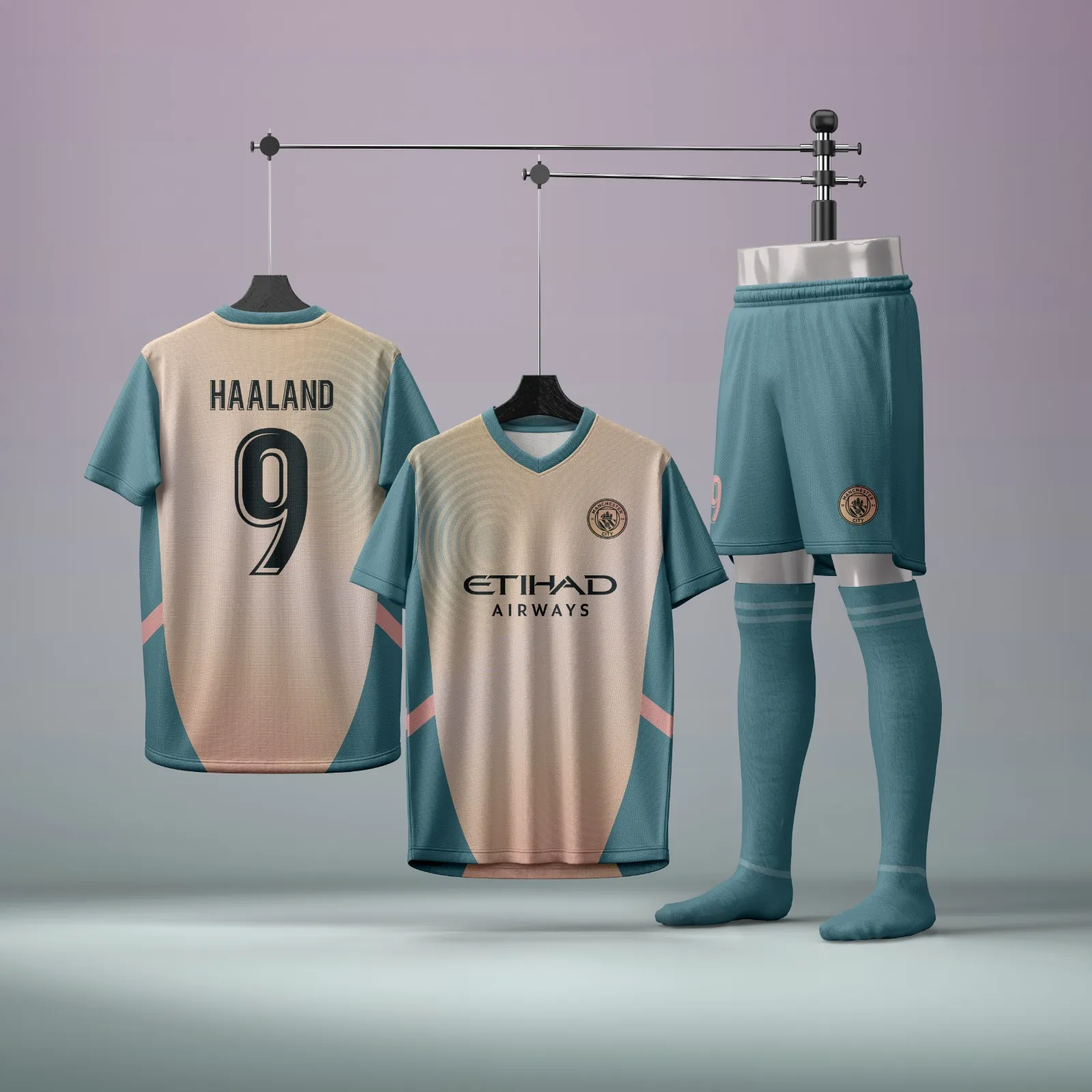 CITY BEJ Halı Saha Forması - F48